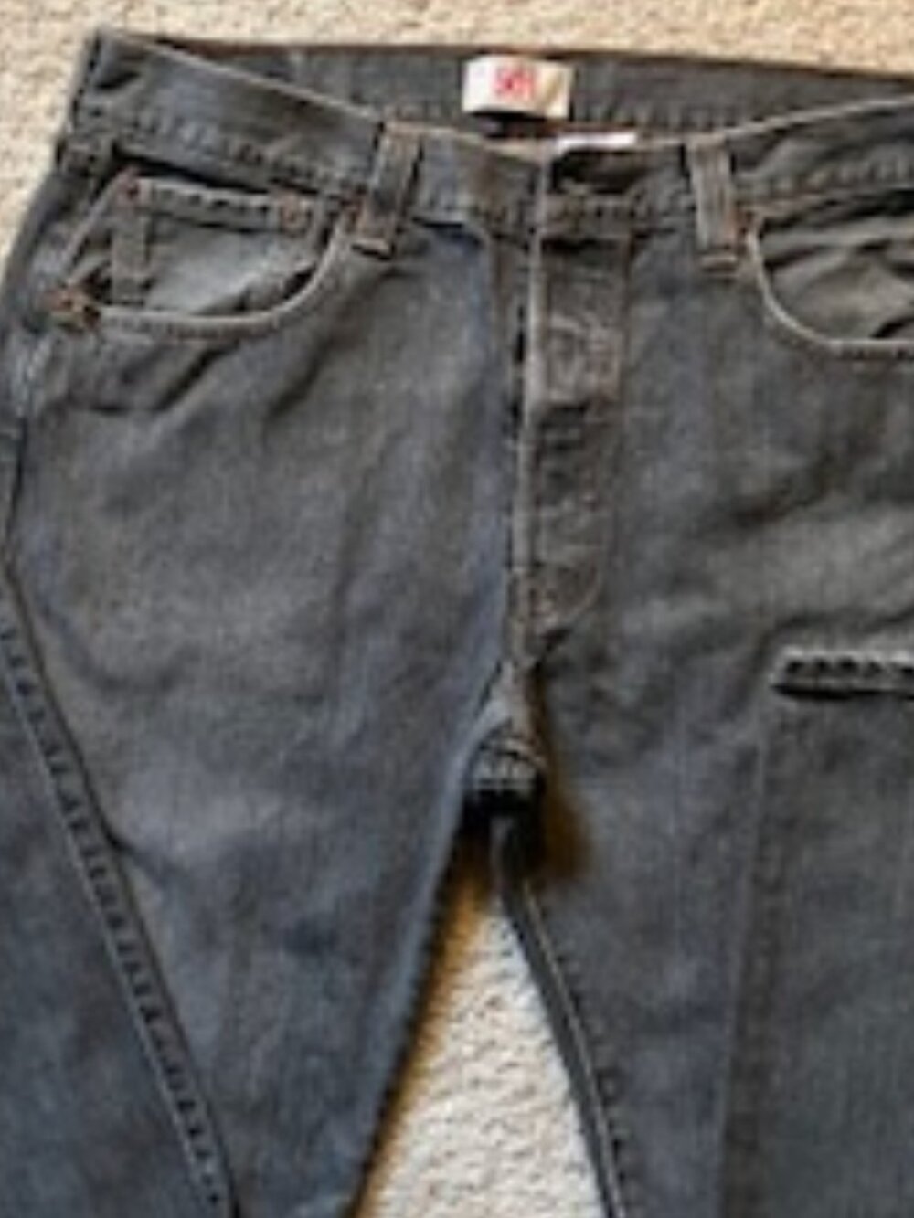 501 Grey Levi's 34x32 - Picture 4 of 4